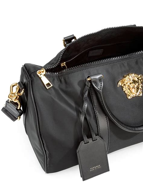 dimensions free versace duffle bag|Versace men's shoulder bag.